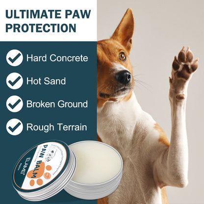 Bálsamo para patas de perro: cura, repara y restaura las patas secas, agrietadas y dañadas. Cera, humectante y protección para las patas y las almohadillas de los perros. Eficaz y seguro. 2 oz.