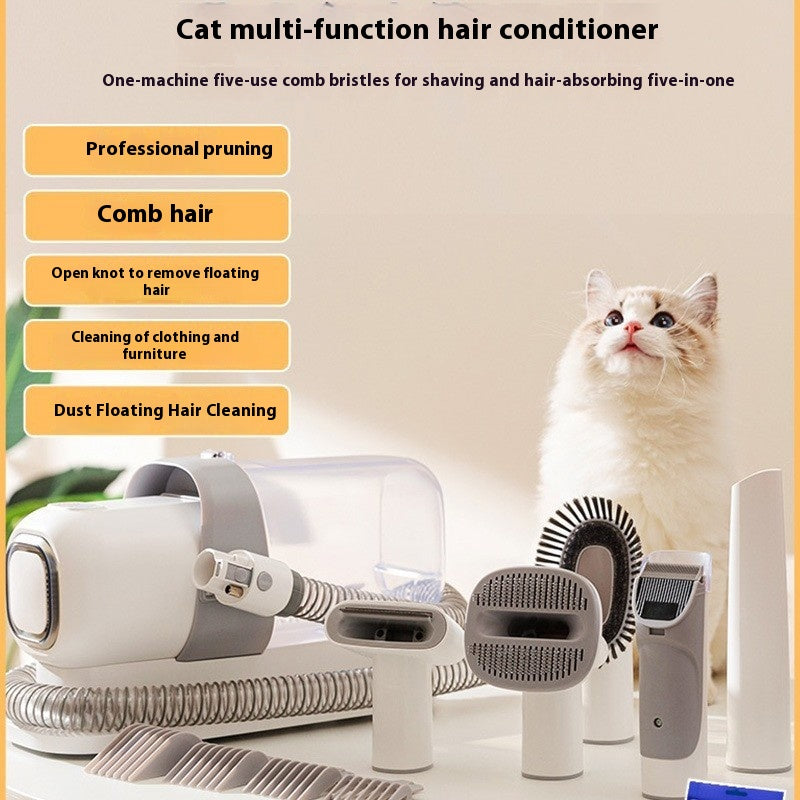 Pet multifunctional hair trimmer electric hair absorber hair ball bed cat hair brush vacuum cleaner household cleaner