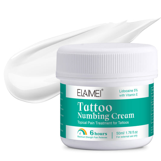 Crema anestésica para tatuajes: crema pre-tatuaje, crema anestésica para tatuajes, natural, vegana, para el cuidado posterior del tatuaje