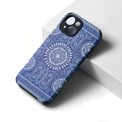 Heredando la belleza del patrimonio cultural inmaterial de Guizhou en China, funda para teléfono móvil única y teñida a mano Modelos compatibles: iPhone 11, Pro, Pro Max, Plus a iPhone 15, Pro, Pro Max, Plus