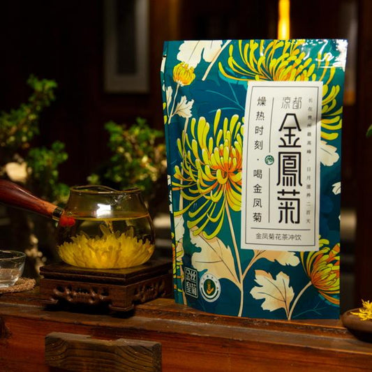 Chrysanthemum tea is produced in Guizhou Province, China at an altitude of 2,900 meters. It has the effects of dispelling wind and heat, clearing the liver and improving eyesight, detoxifying and reducing inflammation. It is a must-have at home.